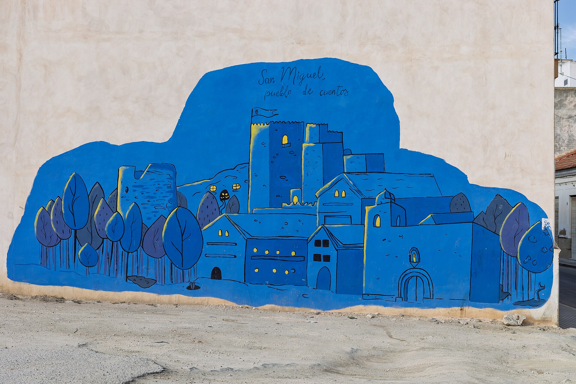 Mural en Calle Joaquín Ortuño, San Miguel de Salinas